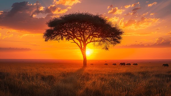 Exploration sublime dans un parc de la tanzanie